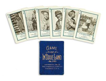 (GAMES & AMUSEMENTS.) FIRESIDE GAME CO. Game of In Dixie-Land.